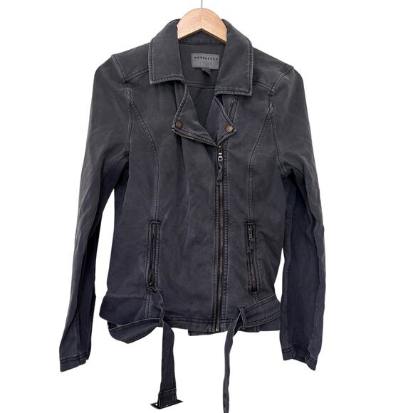 Anthropologie Jackets & Blazers - Anthropologie Marrakech Gray Moto Jacket Sz M